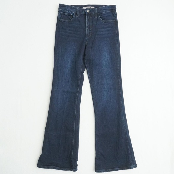 JOE'S Jeans Womens Dark Wash High Rise Flare Leg Stretch Denim Jeans Size 28 - Picture 1 of 11